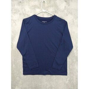 Thermajohn Shirt Mens XL Blue Thermal Long Sleeve Crew Neck Stretch Base Layer